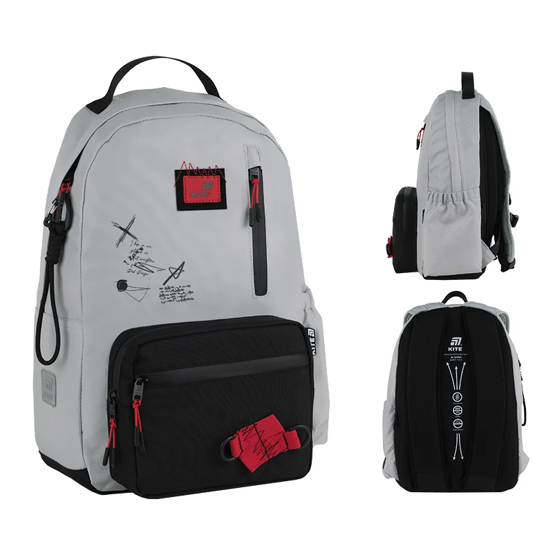 Рюкзак шкільний Kite K25-949M Сірий