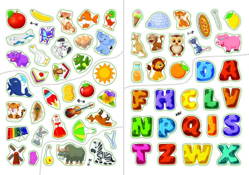 Книга &quot;Первые развивающие наклейки. English ABC. 65 наклеек&quot; 3644 (9789669873644)  Фото №0
