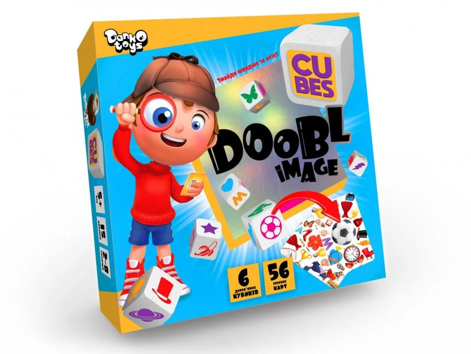 Настільна розважальна гра &quot;Doobl Image Cubes&quot; DBI-04-01U (2000904248537)
