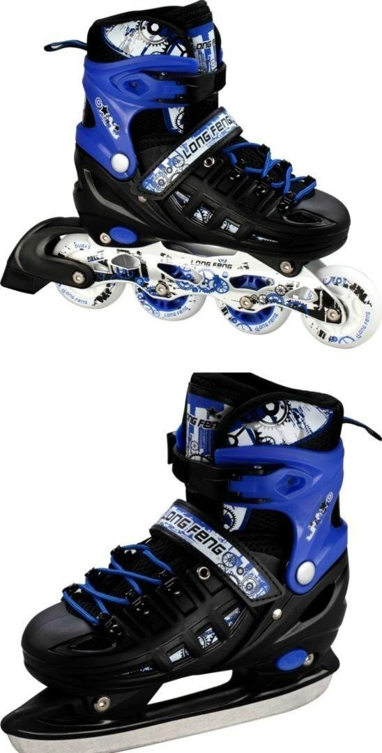 Ролики-коньки Scale Sport 29-33 Черно-синий (2000903106067)  Фото №1