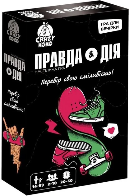 Гра настільна Vladi Toys розважальна Правда або дія VT5903-02 Різнокольоровий