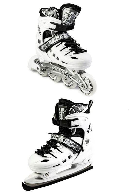 Ролики-коньки Scale Sport 38-41 Белый (2000990328311)  Фото №0