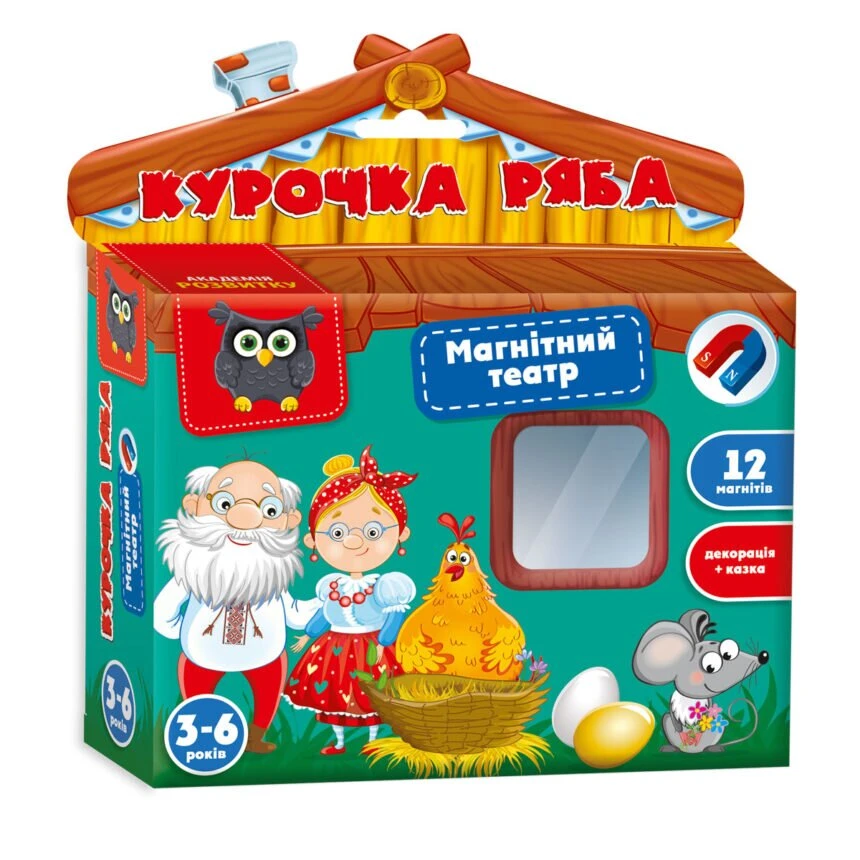 Гра настільна Магнітний театр &quot;Курочка Ряба&quot; Vladi Toys VT3206-31