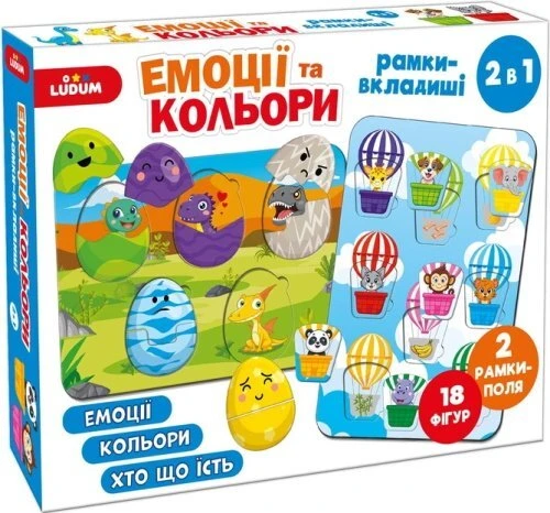 Игра настольная &quot;Эмоции и цвета&quot; Ludum ME5032-17 (4820215155915)
