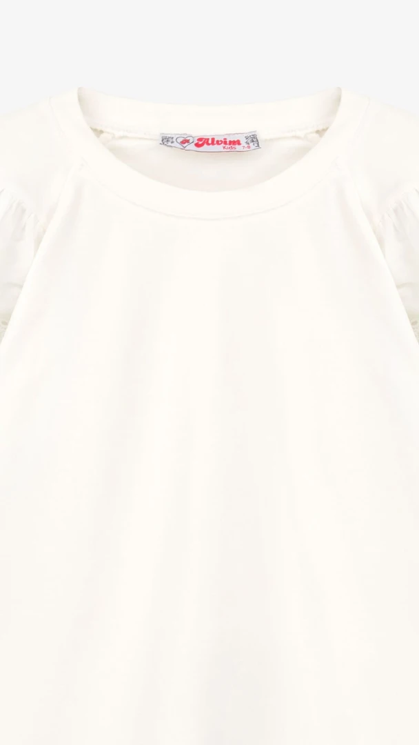 Блуза трикотажна для дівчинки Aura Style 864 140 см Молочний  Фото №0
