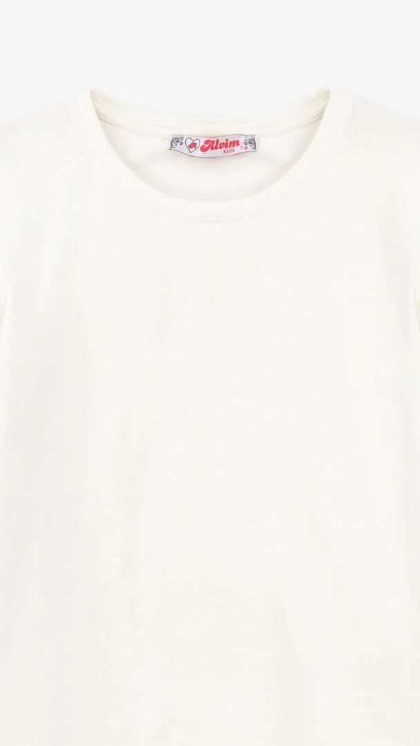 Блуза трикотажна для дівчинки Aura Style 865 116 см Молочний  Фото №0