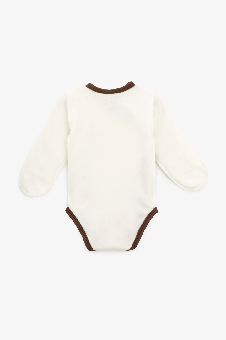 Боди на запах Baby Life 3-06 50 см Коричневый  Фото №3