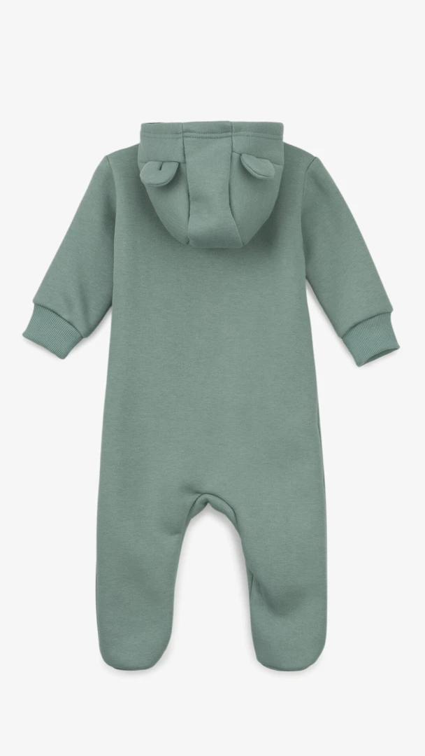 Человечек Медвежонок флисовый для мальчика Baby Life 22-05 74 см Оливковый  Фото №3
