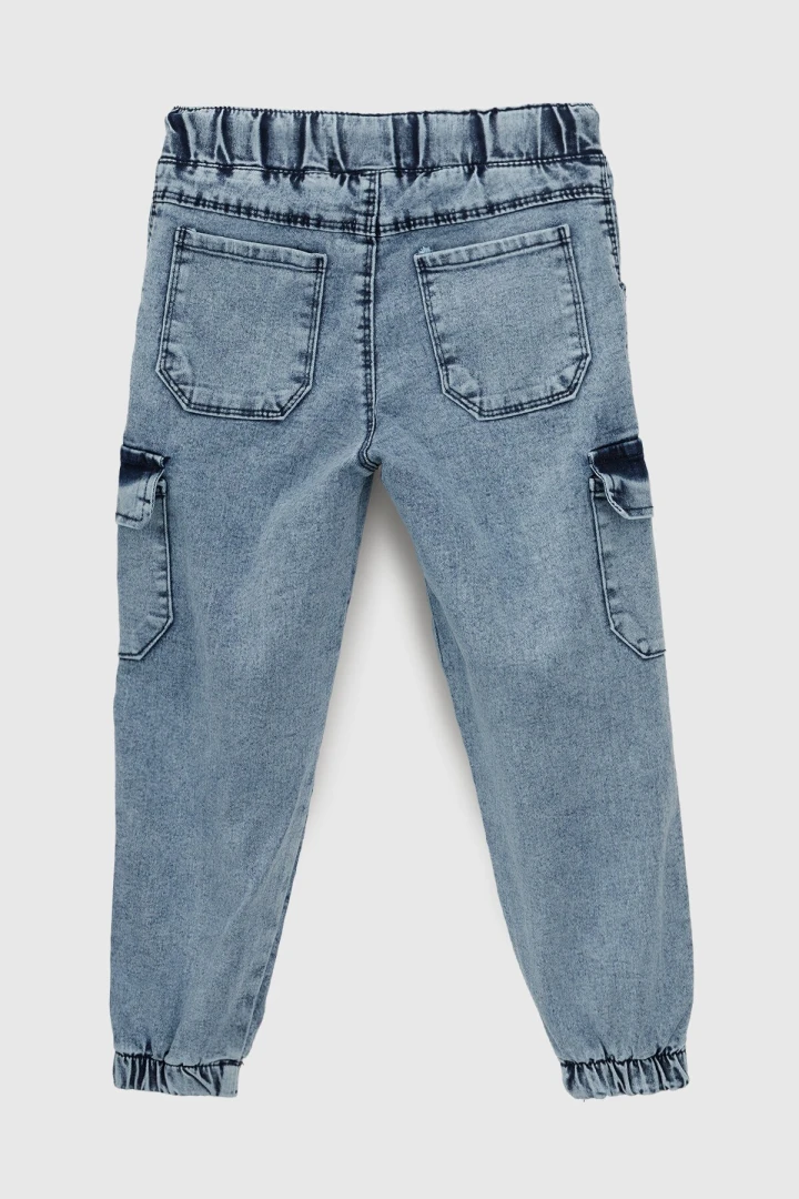 Джинси Joggers карго для хлопчика Pitiki 9014 98 см Синій (2000990731654D)  Фото №4