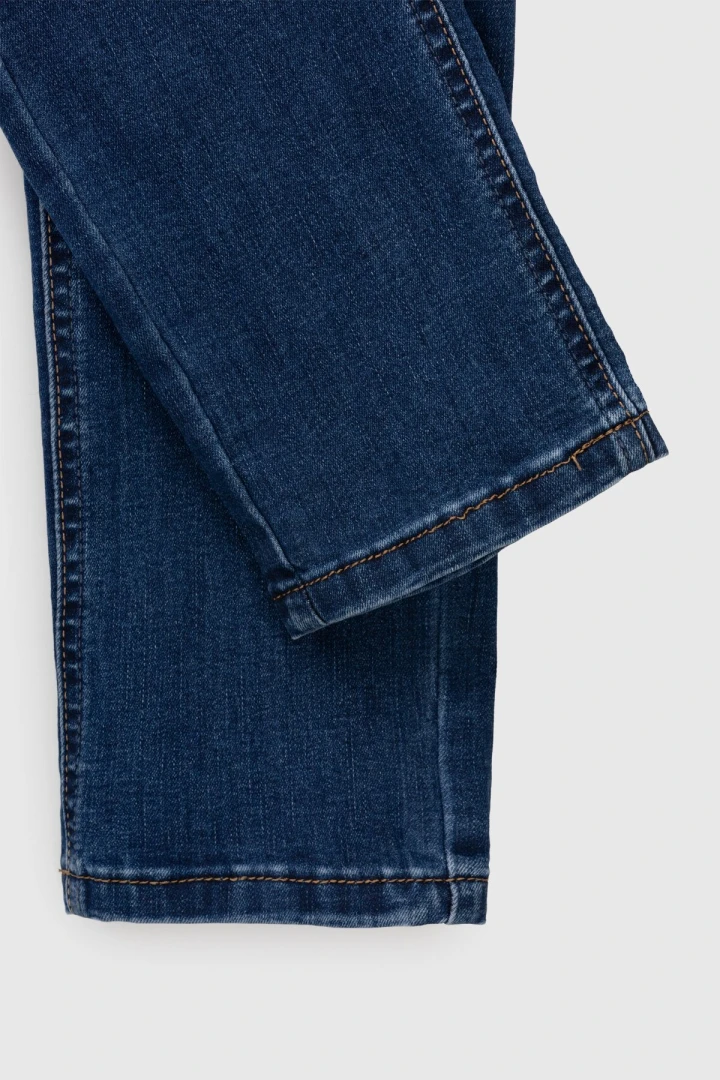 Джинси Slim Fit чоловічі 2323 27 Синій (2000990729521D)  Фото №6