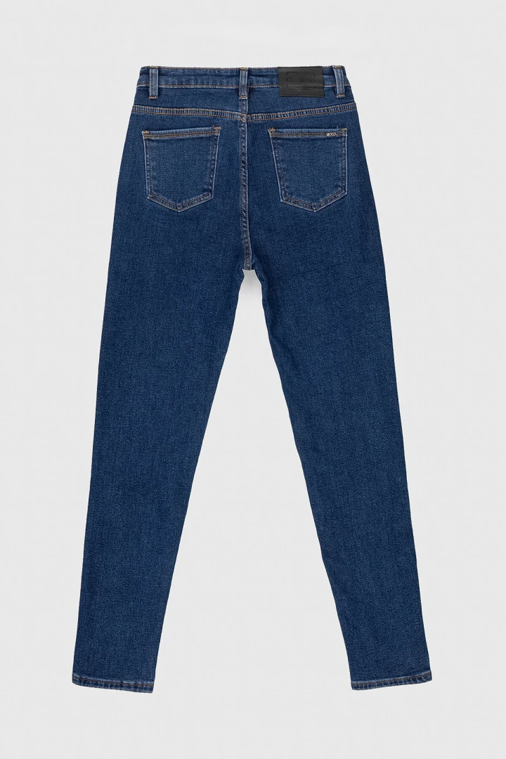 Джинси Slim Fit жіночі 1067 26 Синій (2000990246776W)  Фото №11