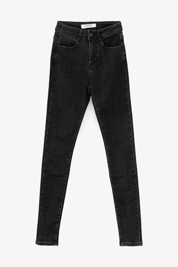 Джинсы Slim Fit женские A7158 25 Серый (2000990759863W)  Фото №4
