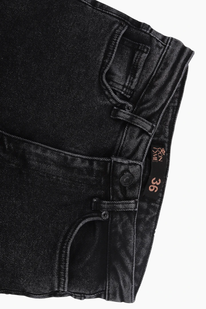Джинсы Slim Fit женские On me 3103 baza 32 Темно-серый (2000989542063D)  Фото №5