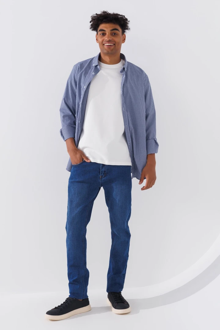 Джинсы Slim Fit мужские 2271 27 Синий (2000990729361D)