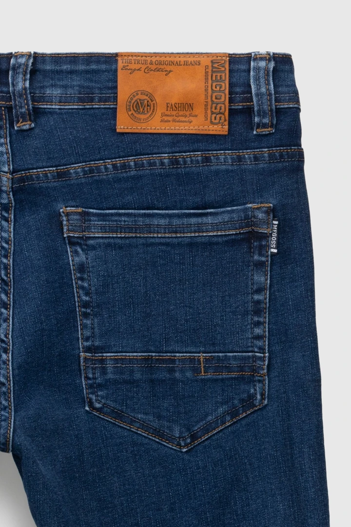 Джинси Slim Fit чоловічі 2323 27 Синій (2000990729521D)  Фото №7