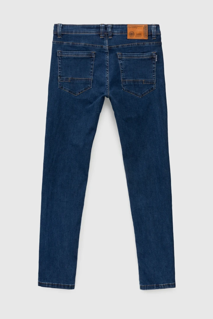 Джинси Slim Fit чоловічі 2323 27 Синій (2000990729521D)  Фото №8