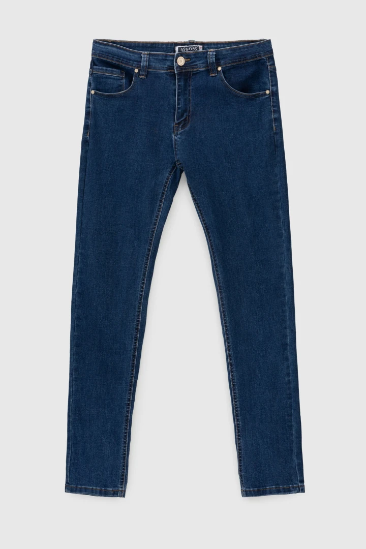 Джинси Slim Fit чоловічі 2323 27 Синій (2000990729521D)  Фото №4