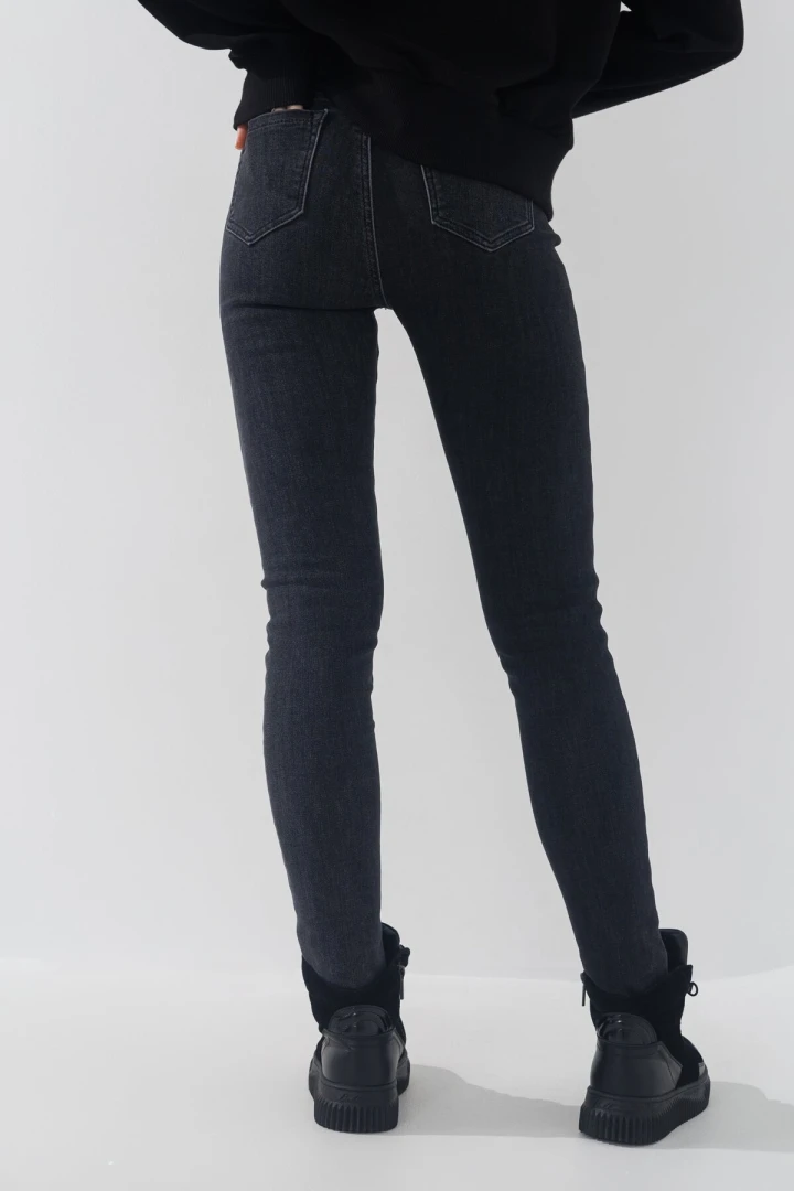 Джинсы Slim Fit женские A7158 25 Серый (2000990759863W)  Фото №2