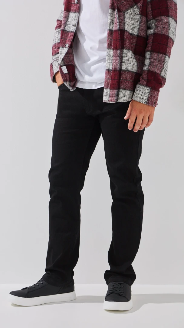 Джинси Regular Fit чоловічі 5108-6 30 Чорний  Фото №0