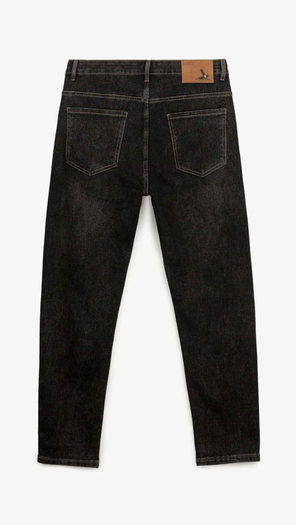 Джинси Slim Fit чоловічі 2221 30 Чорний  Фото №2