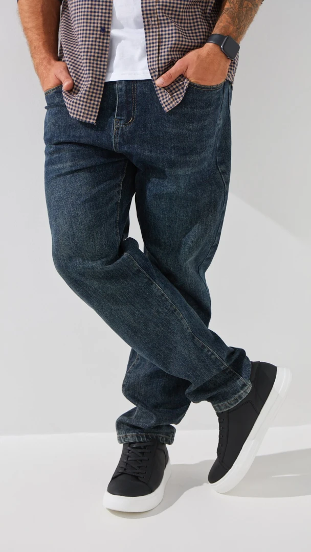 Джинси Slim Fit чоловічі 2226 32 Синій  Фото №0
