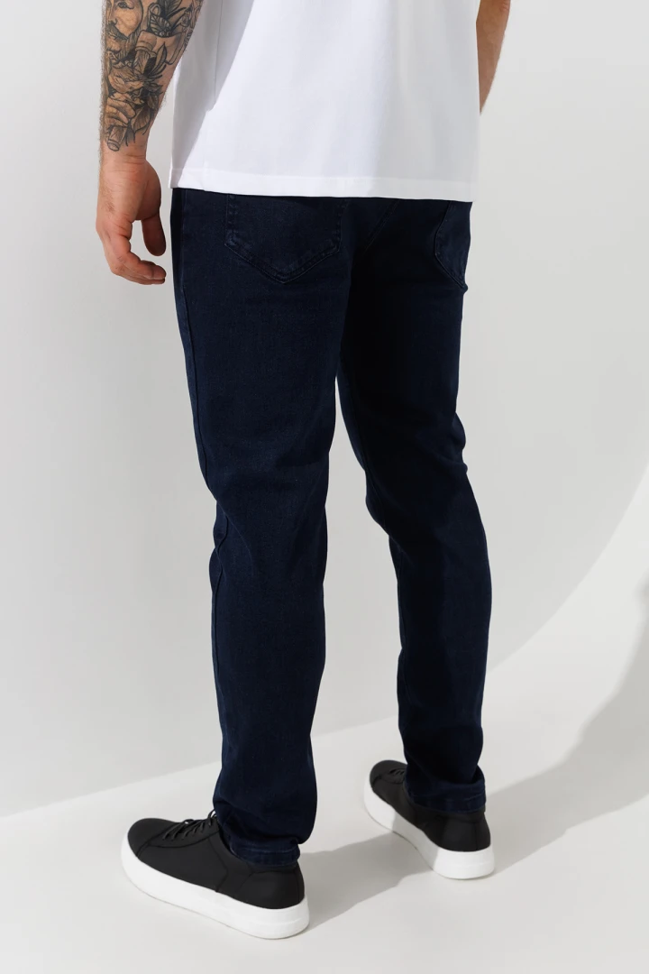 Джинси Slim Fit чоловічі  889 29 Темно-синій  Фото №2