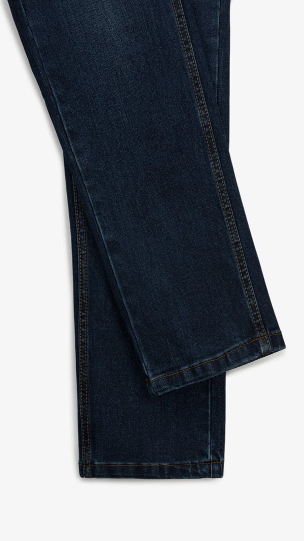 Джинси Slim Fit однотонні чоловічі RB0081DT 27 Темно-синій  Фото №2