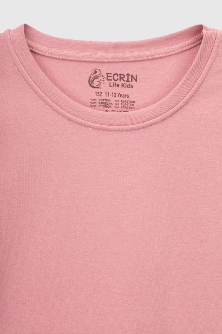 Футболка для дівчинки Ecrin 6154 158 см Рожевий (2000990424112S)  Фото №7