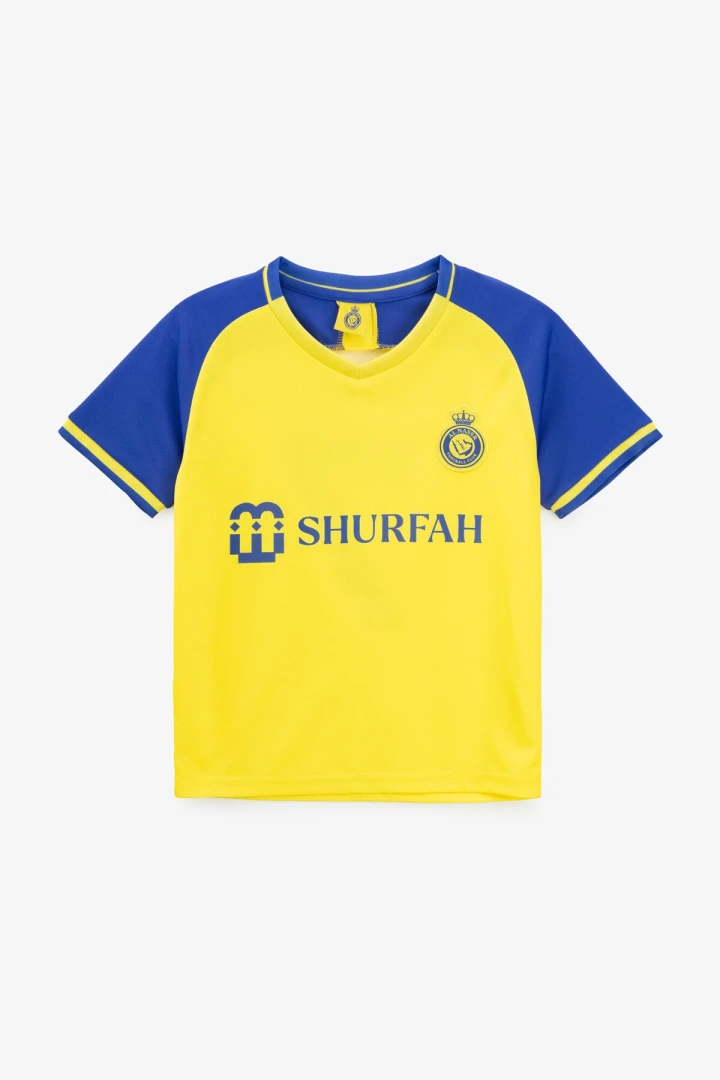 Футбольная форма для мальчика BLD AL NASSR RONALDO 110 см Сине-желтый  Фото №5