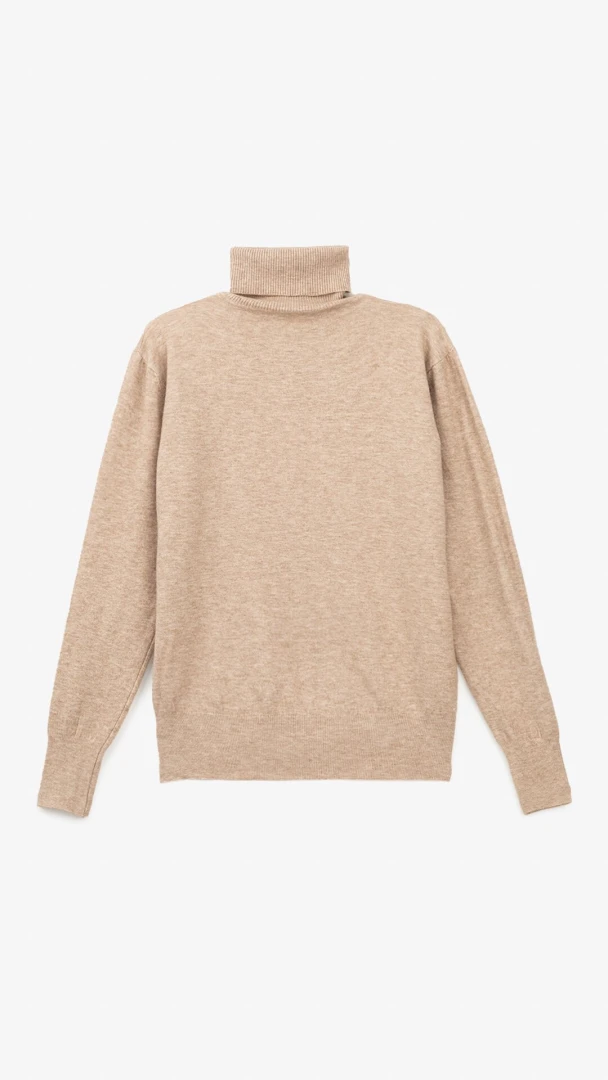 Гольф однотонний жіночий On me 031 2XL Капучино  Фото №2