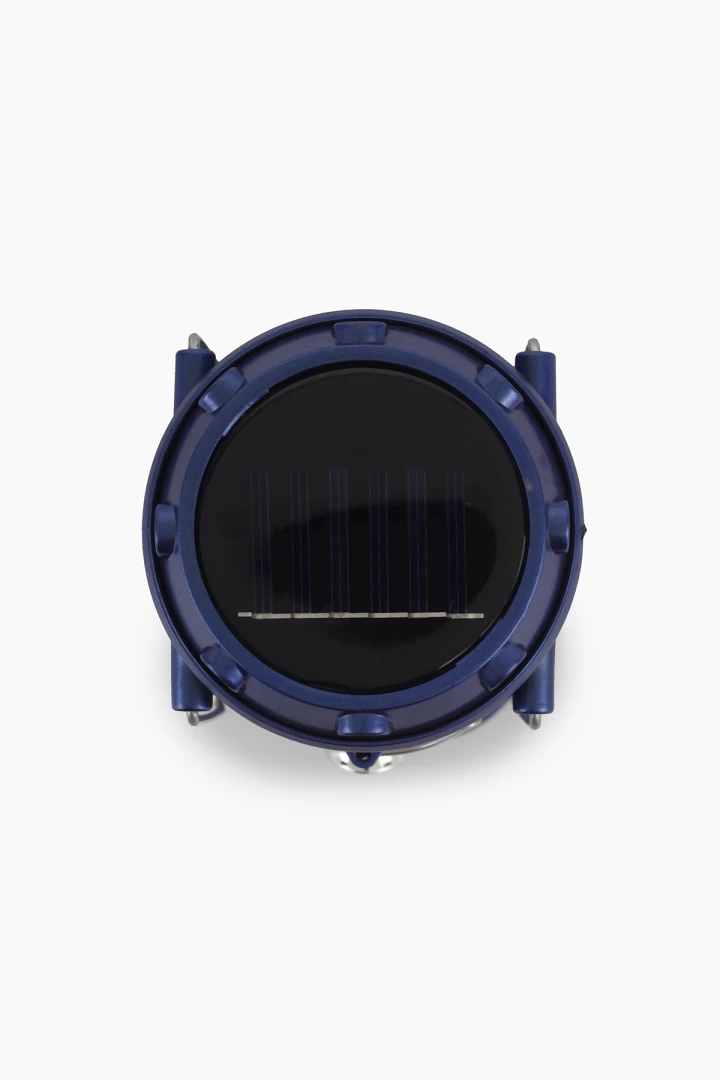 Кемпинговый LED фонарь, Синий MH-5800T с USB аккумуляторный с солнечной панелью MH-5800T (2000989474296)  Фото №2