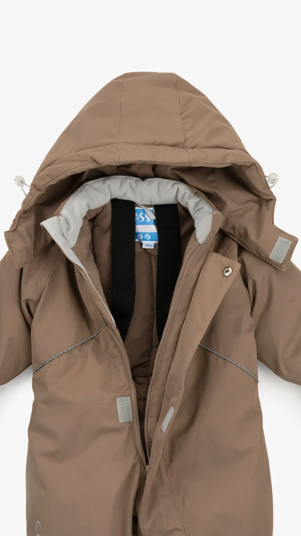 Комбінезон для хлопчика Snowgenius D890-01 62 см Коричневий  Фото №3