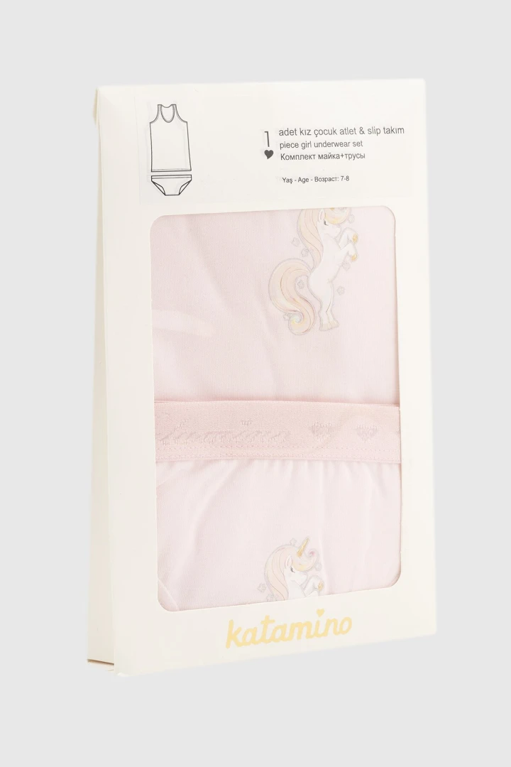 Комплект білизни для дівчинки Katomino K128387 134-140 см Рожевий (2000990444974A)  Фото №8