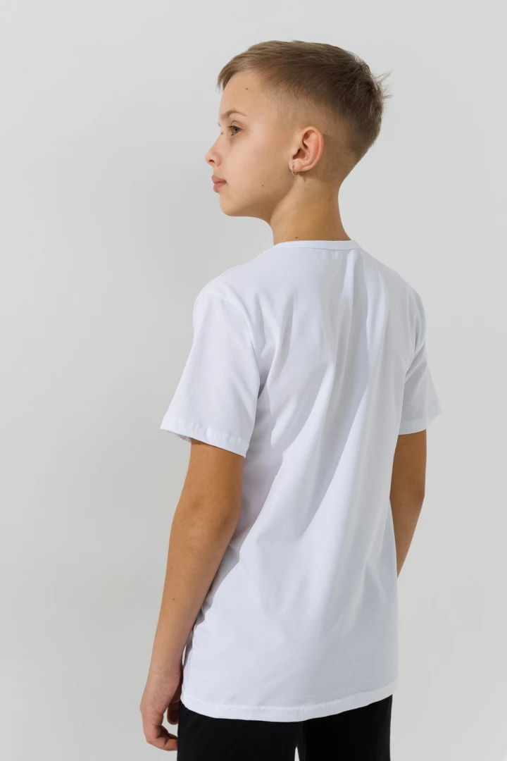 Костюм футболка+шорти для хлопчика Happy Kids 018 128 см Білий  Фото №3
