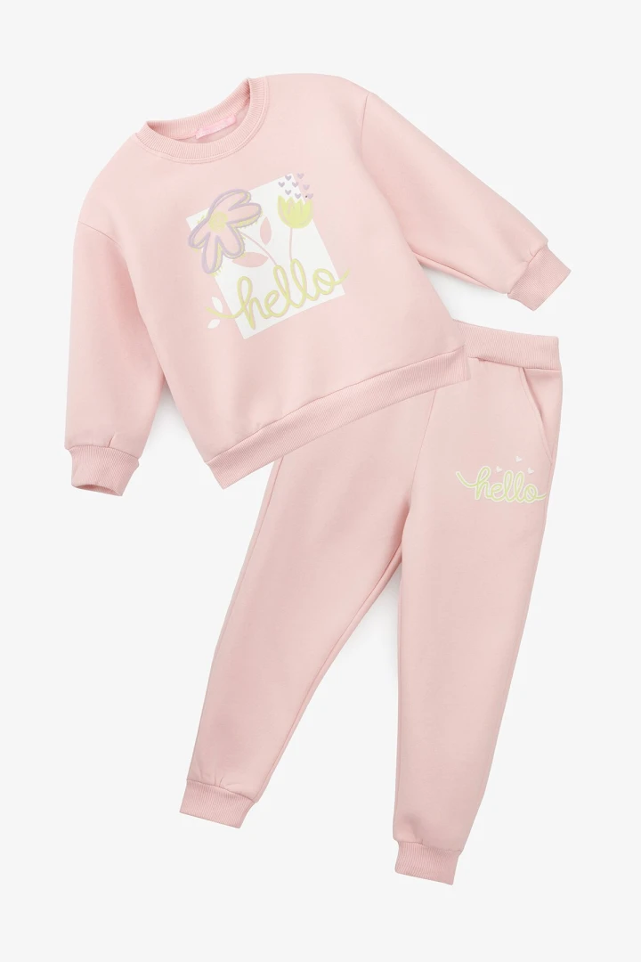 Костюм світшот+штани для дівчинки First Kids 50 92 см Рожевий  Фото №5