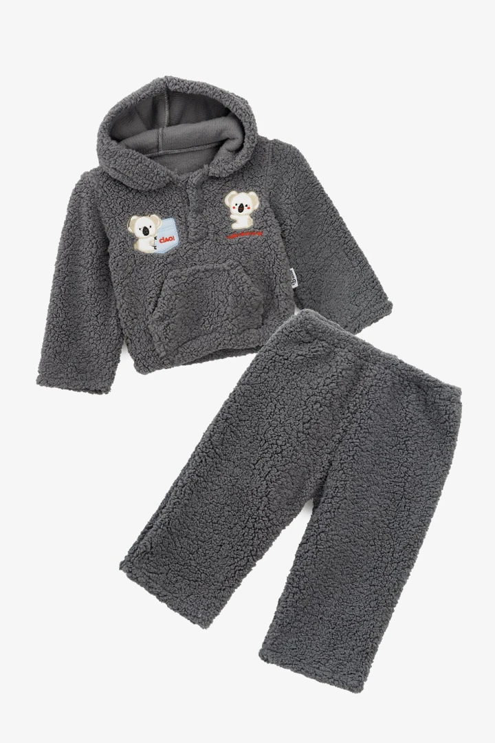 Костюм вельсофт дитячий Balli 111 68 см Сірий