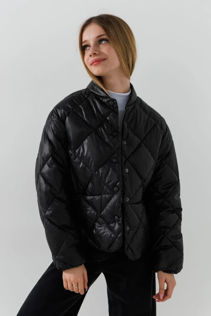 Куртка для девочки LAWA GBC02333 122 см Черный