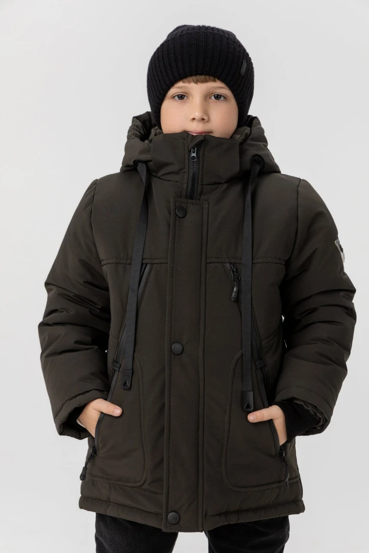 Куртка зимняя для мальчика ОШЕН Jasper 140 см Хаки (2000989553168W)