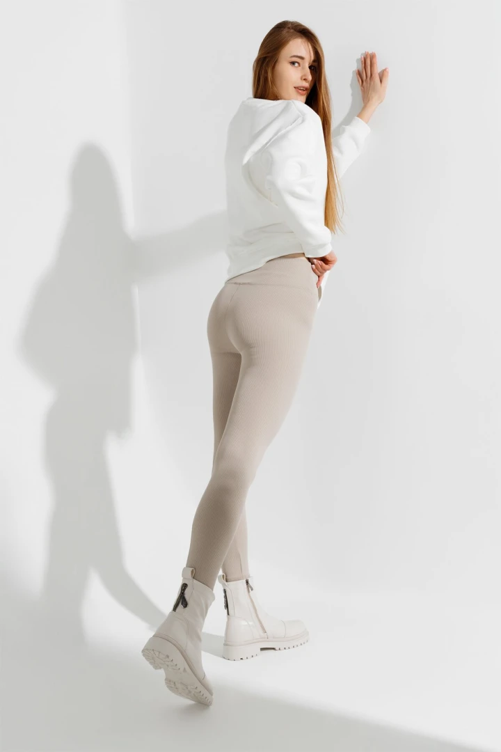 Лосини фітнес жіночі Cotton Angel 1902 XS Бежевий (2000990425614D)  Фото №5