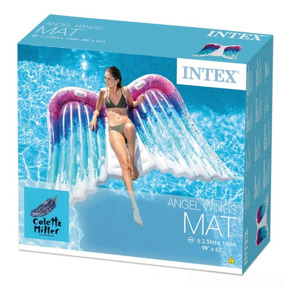 Матрас надувной Крылья Ангела Intex (58786) (2000904183005)  Фото №3