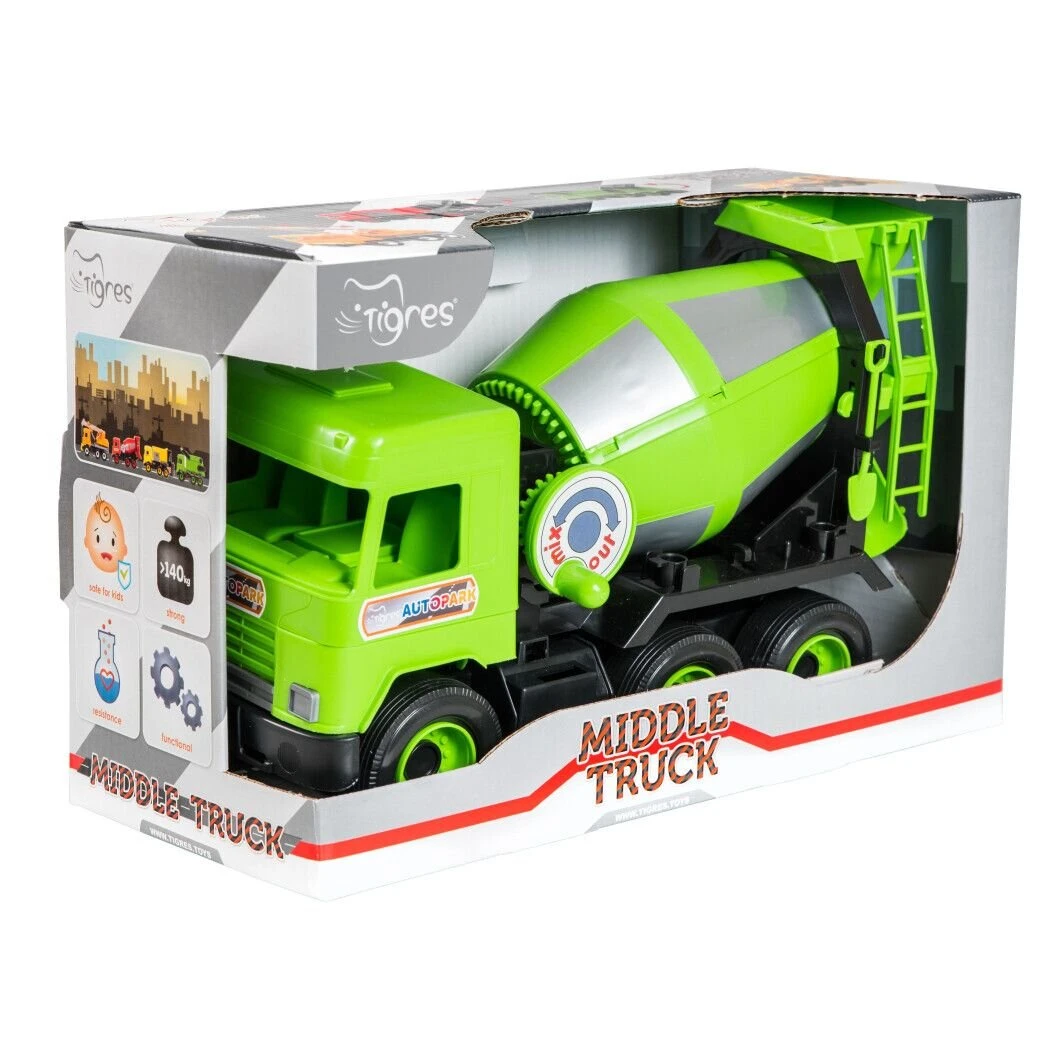 Авто-бетоносмеситель Tigres &quot;Middle truck&quot; 39485 Зеленый