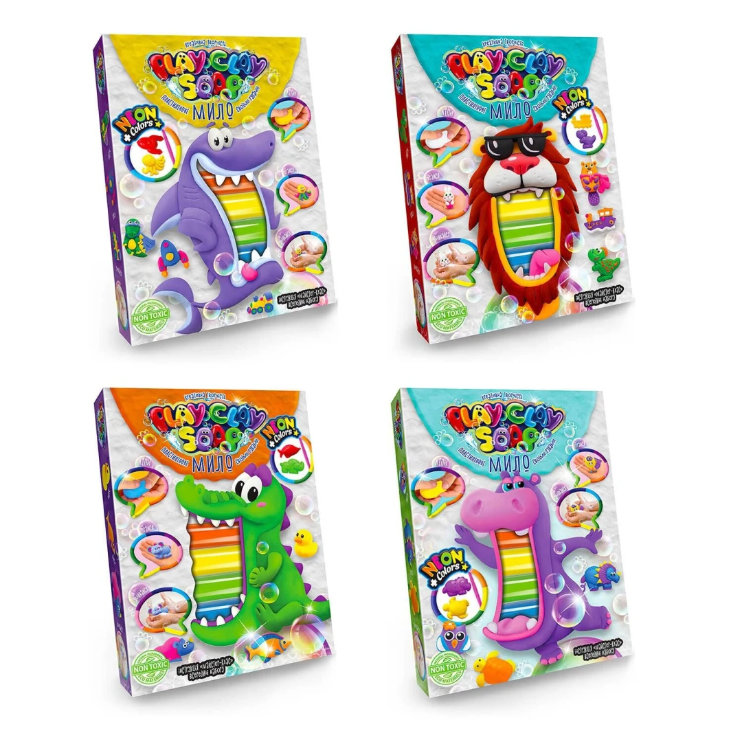 Набір креативної творчості Пластилінове мило &quot;Play Clay Soap&quot; PCS-03-01U,02U,03U,04U