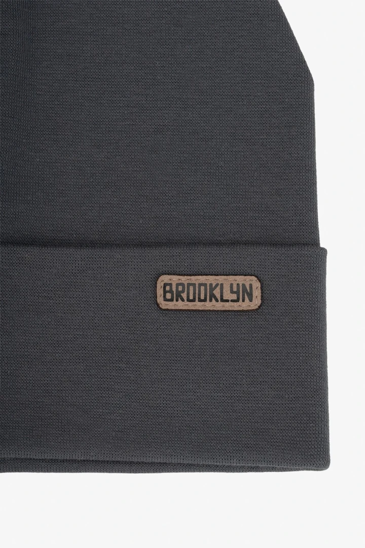 Набір шапка+снуд для дівчинки Brooklyn 50-52 Темно-сірий  Фото №1