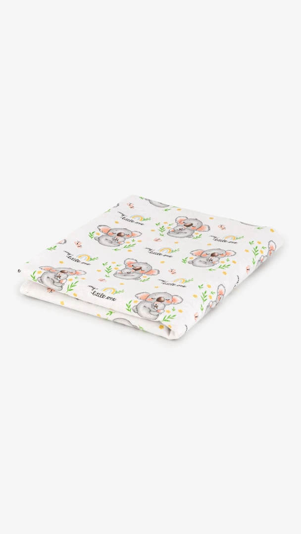 Пелюшка дитяча Коала біла One Size  Різнокольоровий