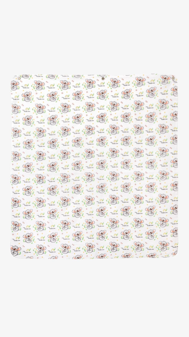 Пелюшка дитяча Коала біла One Size  Різнокольоровий  Фото №2