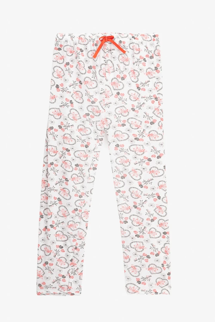 Пижама низ штаны женские Hart red M Бело-красный