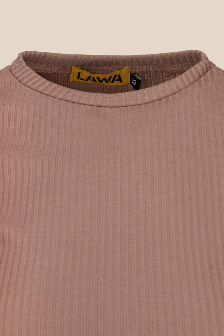 Платье однотонное женское LAWA WBC02371 XS Мокко  Фото №5