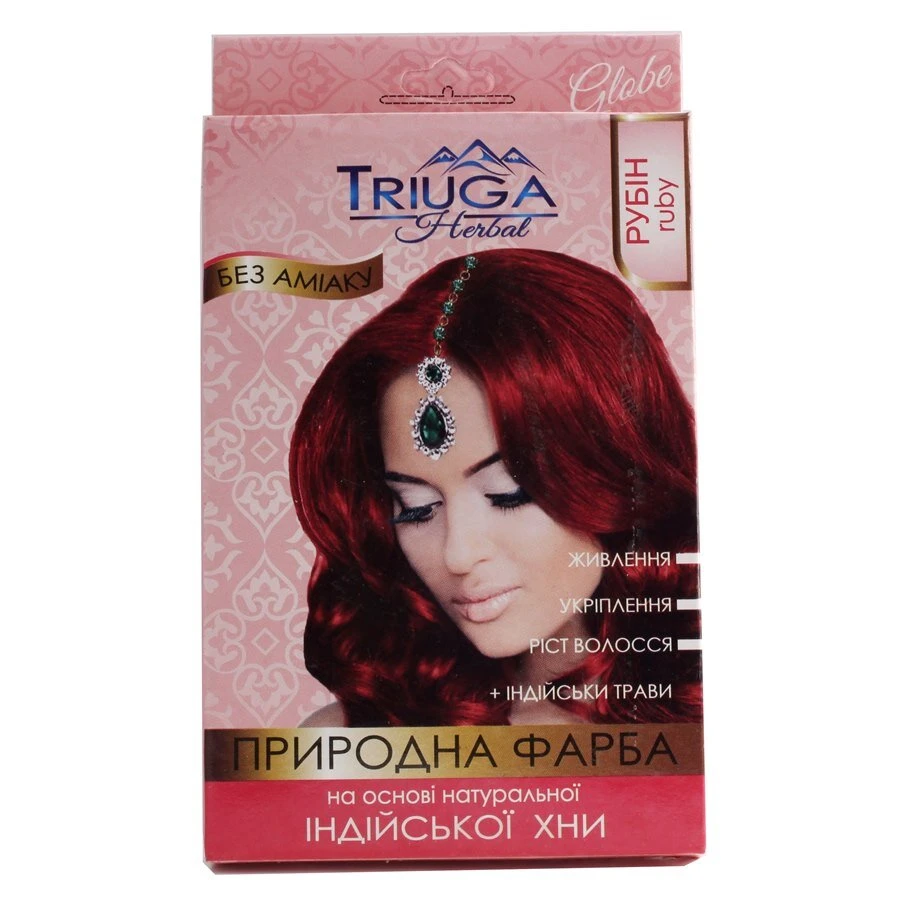 Природная краска на основе хны &quot;Рубин&quot; Triuga 4168 25 г (8908003544168)