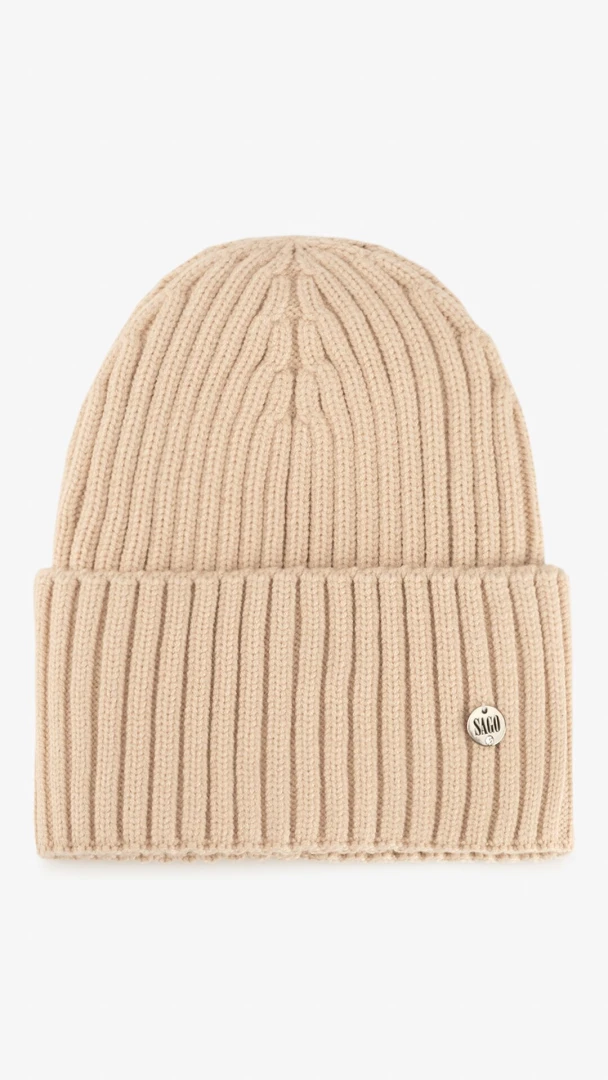 Шапка женская Pure One Size Бежевый  Фото №0