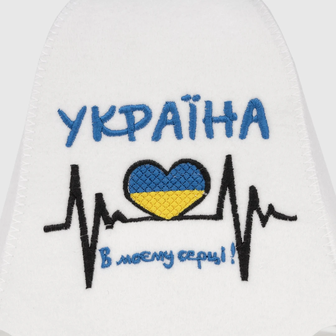 Шапка для сауни COTTONHILL Україна Білий (2000990279101A)  Фото №1